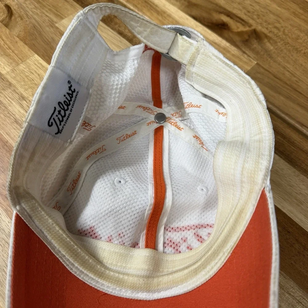 Titleist White & Orange Hat